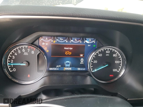 2023 Ford F-150 XL with VIN 1FTEW1C59PFC47929, listed as a Copart auction lot 57086585 with 68,472 mi miles and Salvage title. Bid and sale history available at DreamBid. Image 9.
