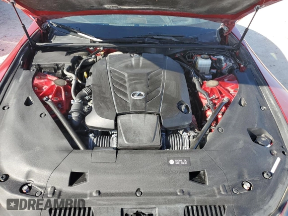 2022 Lexus LC with VIN JTHBP5AY7NA104717, listed as a Copart auction lot 80895404 with 0 mi miles and Non Repairable. Bid and sale history available at carsss.com. Image 11.