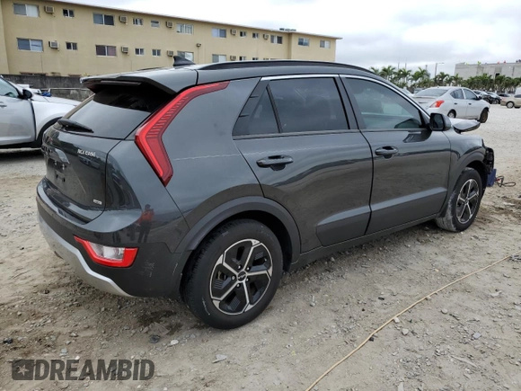 2023 Kia Niro LX with VIN KNDCP3LE8P5087676, listed as a Copart auction lot 88252935 with 14,805 mi miles and Salvage Title. Bid and sale history available at carsss.com. Image 3.