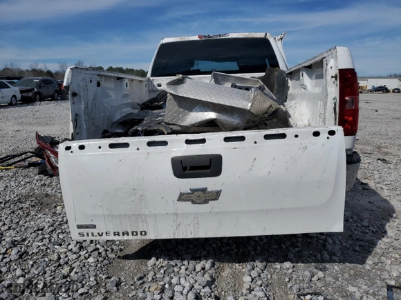 2009 Chevrolet Silverado 1500 Work Truck with VIN 1GCEK19069Z196320, listed as a Copart auction lot 46477195 with 0 mi miles and Salvage Title. Bid and sale history available at carsss.com. Image 6.