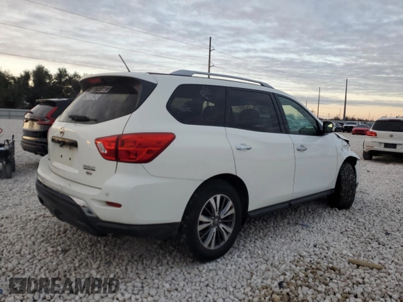2018 Nissan Pathfinder S with VIN 5N1DR2MN2JC607960, listed as a Copart auction lot 89008165 with 113,557 mi miles and Salvage Title. Bid and sale history available at carsss.com. Image 3.