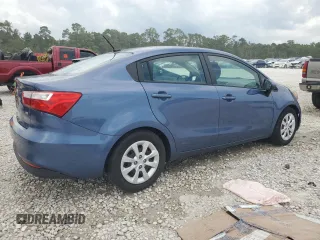 2016 Kia Rio LX with VIN KNADM4A35G6686434, listed as a Copart auction lot 66937954 with 62,418 mi miles and Salvage Title. Bid and sale history available at carsss.com. Image 3.