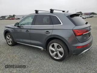 2022 Audi Q5 S line Premium Plus with VIN WA1EAAFY2N2077996, listed as a Copart auction lot 59636295 with 41,587 mi miles and Salvage title. Bid and sale history available at DreamBid. Image 2.