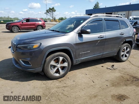 2019 Jeep Cherokee Limited с VIN 1C4PJMDN8KD212200, выставлен на аукционе Copart как лот 59938735 с пробегом 94 699 миль миль и Чистый • Clean title. История ставок и продаж доступна на DreamBid. Изображение 1.