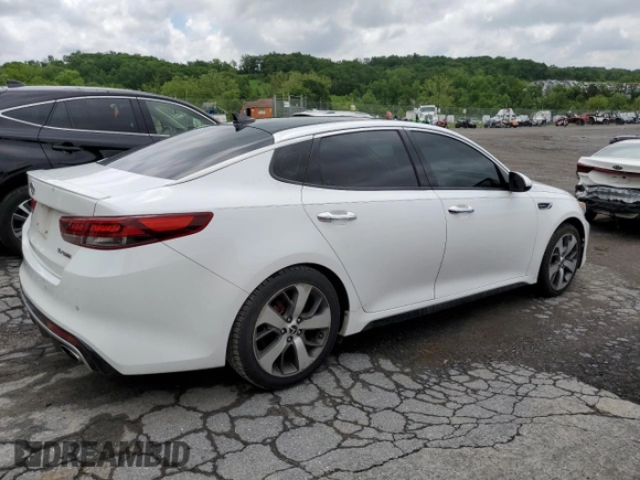 2017 Kia Optima SX with VIN 5XXGW4L20HG127312, listed as a Copart auction lot 56904675 with 116,876 mi miles and Salvage title. Bid and sale history available at DreamBid. Image 3.