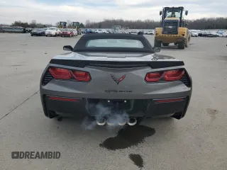 2015 Chevrolet Corvette 1LT with VIN 1G1YB3D73F5102838, listed as a Copart auction lot 50013215 with 44,037 mi miles and Salvage Title. Bid and sale history available at carsss.com. Image 6.