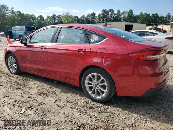 2020 Ford Fusion SE with VIN 3FA6P0HD2LR224300, listed as a Copart auction lot 56063025 with 43,468 mi miles and Salvage title. Bid and sale history available at DreamBid. Image 2.