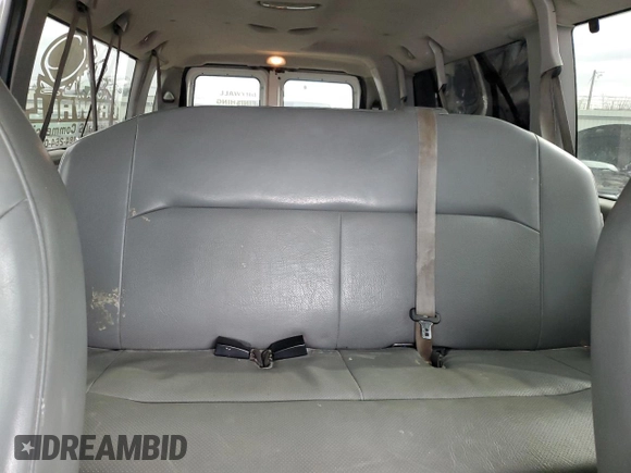 2008 Ford Econoline Passenger XL with VIN 1FBSS31L88DB06010, listed as a Copart auction lot 43622555 with 282,564 mi miles and Salvage Title. Bid and sale history available at DreamBid. Image 10.
