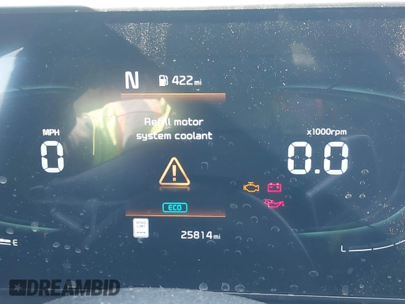 2023 Kia Sportage EX with VIN KNDPVCAG4P7018273, listed as a IAAI auction lot 42374790 with 25,814 mi miles and . Bid and sale history available at DreamBid. Image 7.
