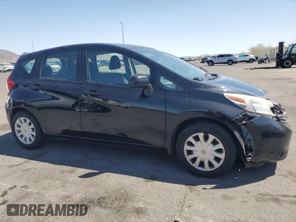 2014 Nissan Note SV with VIN 3N1CE2CP5EL402970, listed as a Copart auction lot 54598005 with Not provided miles and Salvage title. Bid and sale history available at DreamBid. Image 4.