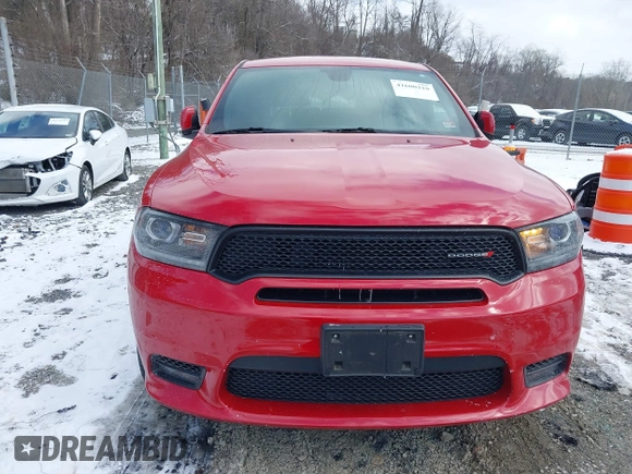 2020 Dodge Durango GT with VIN 1C4RDJDG7LC261038, listed as a IAAI auction lot 41600210 with 95,775 mi miles and . Bid and sale history available at DreamBid. Image 12.