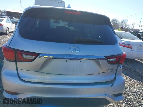 2019 Infiniti QX60 LUXE with VIN 5N1DL0MN3KC555343, listed as a IAAI auction lot 41331200 with 103,085 mi miles. Bid and sale history available at carsss.com. Image 16.