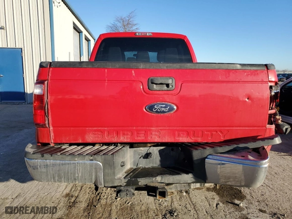 2012 Ford Super Duty F-250 SRW XL with VIN 1FT7W2B66CEB16014, listed as a Copart auction lot 89055495 with 115,030 mi miles and Salvage Title. Bid and sale history available at carsss.com. Image 6.