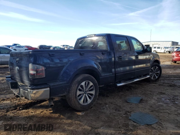 2007 Ford F-150 XLT with VIN 1FTPW02507KC10165, listed as a Copart auction lot 42901335 with 232,990 mi miles and Salvage title. Bid and sale history available at DreamBid. Image 3.