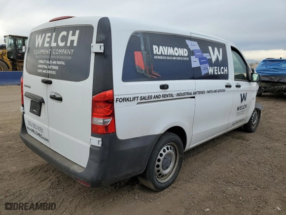 2019 Mercedes-Benz Metris Cargo Van with VIN WD3PG2EA9K3551630, listed as a Copart auction lot 86312894 with 112,372 mi miles and Salvage Title. Bid and sale history available at carsss.com. Image 3.