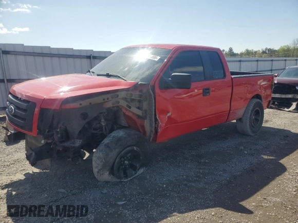 2010 Ford F-150 XL with VIN 1FTEX1EW2AFD63077, listed as a Copart auction lot 52281895 with 160,087 mi miles and Salvage Title. Bid and sale history available at carsss.com. Image 1.