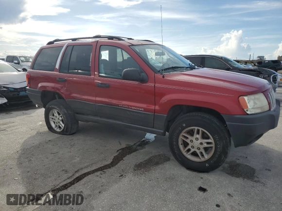 2004 Jeep Grand Cherokee Laredo z VIN 1J4GX48S24C348436, wystawiony jako Copart lot #61930385 z przebiegiem 97 536 mil mil oraz Szkoda całkowita • Salvage title. Historia ofert i sprzedaży dostępna na DreamBid. Obrazek 4.