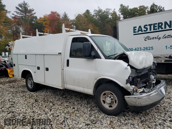 2019 Chevrolet Express Commercial z VIN 1GB0GRFG3K1194206, wystawiony jako Copart lot #71638604 z przebiegiem Nie podano mil oraz Szkoda całkowita • Salvage title. Historia ofert i sprzedaży dostępna na DreamBid. Obrazek 4.