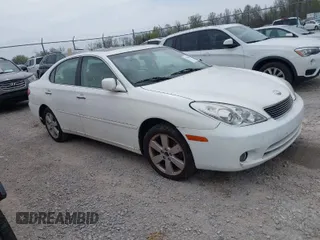 2005 Lexus ES 330 with VIN JTHBA30G355104818, listed as a IAAI auction lot 42068822 with 162,043 mi miles. Bid and sale history available at carsss.com. Image 1.