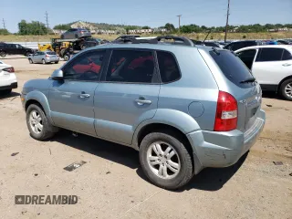 2008 Hyundai Tucson SE with VIN KM8JN72DX8U880462, listed as a Copart auction lot 65831134 with 92,077 mi miles and Salvage Title. Bid and sale history available at carsss.com. Image 2.
