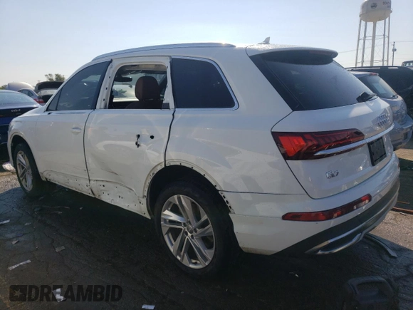 2020 Audi Q7 Premium with VIN WA1AJAF76LD011359, listed as a Copart auction lot 71723414 with 158,622 mi miles and Salvage Title. Bid and sale history available at carsss.com. Image 2.