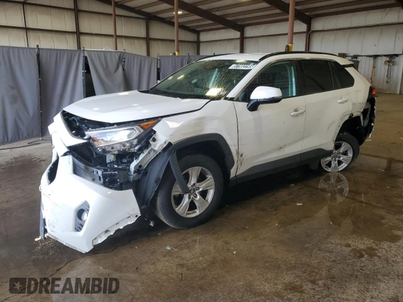 2020 Toyota RAV4 XLE with VIN 2T3W1RFV5LW065988, listed as a Copart auction lot 57382295 with 91,364 mi miles and Clean title. Bid and sale history available at DreamBid. Image 1.
