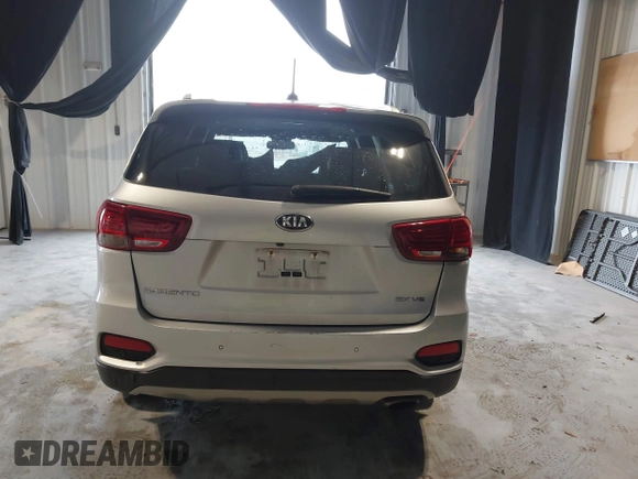 2020 Kia Sorento EX V6 with VIN 5XYPH4A51LG666937, listed as a IAAI auction lot 41419325 with 91,303 mi miles. Bid and sale history available at carsss.com. Image 16.