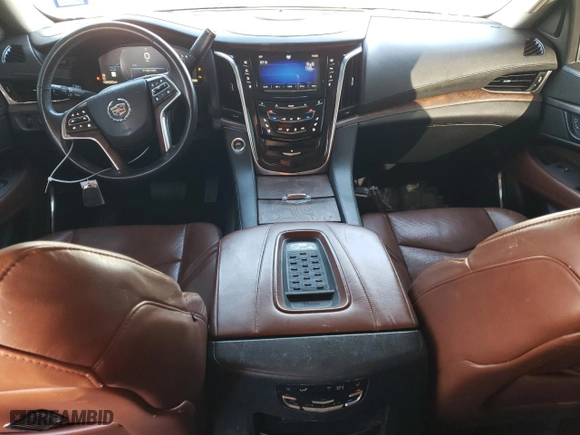 2015 Cadillac Escalade Premium with VIN 1GYS4CKJ8FR221557, listed as a Copart auction lot 46047345 with 155,020 mi miles and Salvage Title. Bid and sale history available at carsss.com. Image 8.