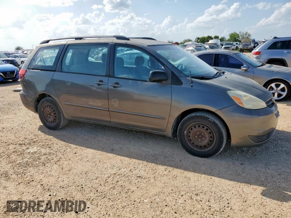 2005 Toyota Sienna CE with VIN 5TDZA23C05S374571, listed as a Copart auction lot 62144125 with 209,872 mi miles and Clean title. Bid and sale history available at DreamBid. Image 4.