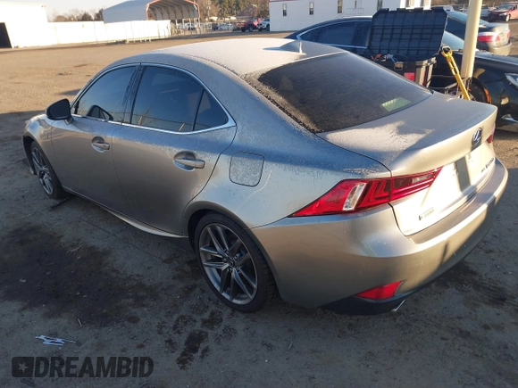 2015 Lexus IS 250 with VIN JTHCF1D2XF5029660, listed as a IAAI auction lot 41435411 with 82,600 mi miles and . Bid and sale history available at DreamBid. Image 3.