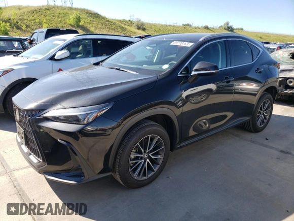 2022 Lexus NX 250 with VIN 2T2ADCEZ4NC001694, listed as a Copart auction lot 59778163 with 10,277 mi miles and . Bid and sale history available at DreamBid. Image 1.