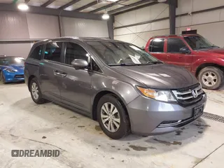 2015 Honda Odyssey EX-L with VIN 5FNRL5H65FB126479, listed as a IAAI auction lot 38993955 with 196,199 mi miles and . Bid and sale history available at carsss.com. Image 1.