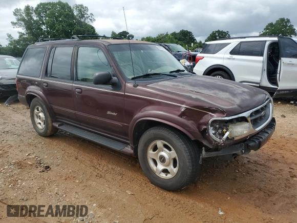 2001 Ford Explorer with VIN 1FMZU75E41ZA10287, listed as a Copart auction lot 59129875 with 229,359 mi miles and Salvage title. Bid and sale history available at DreamBid. Image 4.