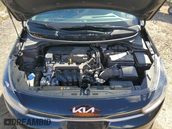 2022 Kia Rio S with VIN 3KPA24AD5NE463208, listed as a Copart auction lot 68380014 with 37,572 mi miles and Salvage Title. Bid and sale history available at DreamBid. Image 11.