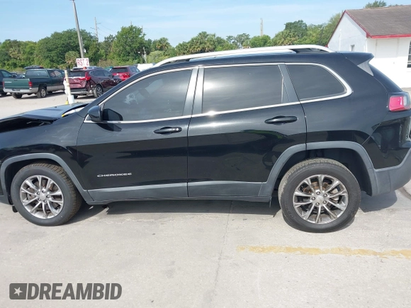 2019 Jeep Cherokee Latitude Plus with VIN 1C4PJLLN6KD172128, listed as a IAAI auction lot 42074740 with 106,953 mi miles and . Bid and sale history available at DreamBid. Image 14.