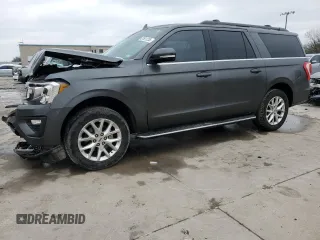 2021 Ford Expedition Max XLT с VIN 1FMJK1HT5MEA01720, выставлен на аукционе Copart как лот 87601255 с пробегом 55 965 миль миль и Списание • Salvage title. История ставок и продаж доступна на DreamBid. Изображение 1.