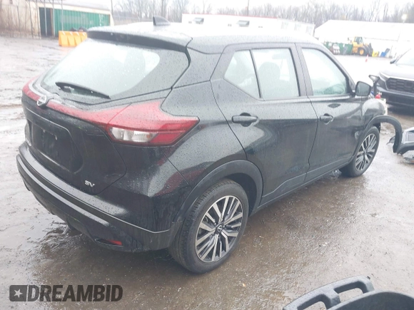 2022 Nissan Kicks SV with VIN 3N1CP5CV4NL500799, listed as a IAAI auction lot 41520212 with 59,507 mi miles. Bid and sale history available at carsss.com. Image 4.