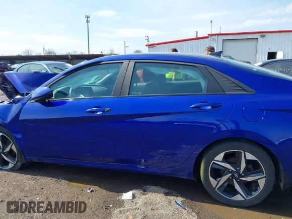 2023 Hyundai Elantra SEL with VIN KMHLS4AG3PU500887, listed as a IAAI auction lot 41908373 with 35,067 mi miles and . Bid and sale history available at DreamBid. Image 14.