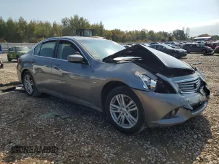 2015 Infiniti Q40 with VIN JN1CV6AP0FM500208, listed as a Copart auction lot 77498594 with 0 mi miles and Salvage Title. Bid and sale history available at carsss.com. Image 4.