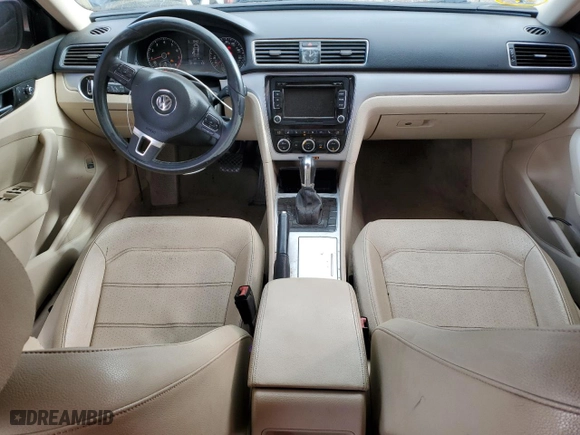 2012 Volkswagen Passat SE with VIN 1VWBP7A3XCC096404, listed as a Copart auction lot 48186745 with 147,108 mi miles and Salvage Title. Bid and sale history available at carsss.com. Image 8.