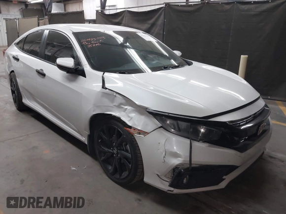 2019 Honda Civic Sport with VIN 19XFC2F86KE022749, listed as a IAAI auction lot 42127993 with 116,279 mi miles and . Bid and sale history available at DreamBid. Image 1.