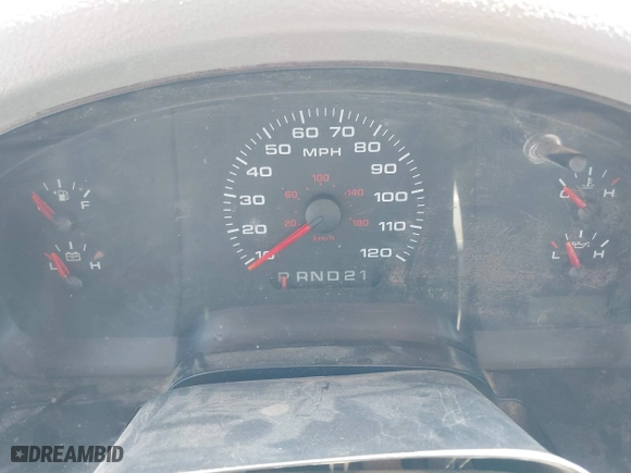 2005 Ford F-150 XL with VIN 1FTRF12W85NA64343, listed as a IAAI auction lot 41735629 with 1 mi miles. Bid and sale history available at carsss.com. Image 7.