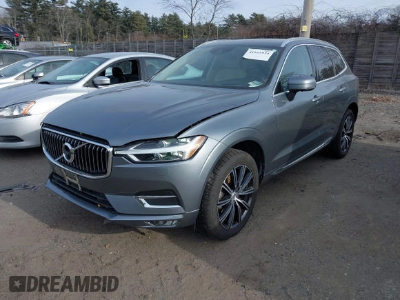 2020 Volvo XC60 Inscription with VIN YV4102RL6L1470249, listed as a IAAI auction lot 41165934 with 26,127 mi miles and . Bid and sale history available at DreamBid. Image 2.