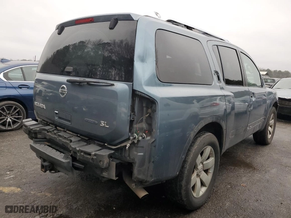 2012 Nissan Armada SL with VIN 5N1BA0ND5CN601974, listed as a Copart auction lot 42718905 with 179,674 mi miles and Non Repairable. Bid and sale history available at carsss.com. Image 3.
