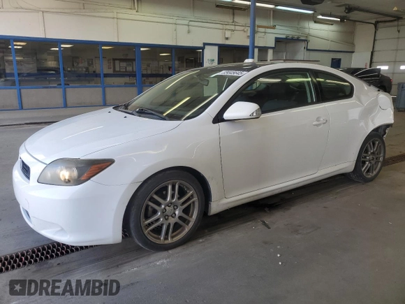 2008 Scion tC Spec with VIN JTKDE167280238658, listed as a Copart auction lot 53445645 with 184,477 mi miles and Salvage Title. Bid and sale history available at DreamBid. Image 1.
