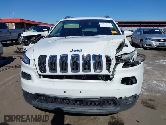 2016 Jeep Cherokee Altitude with VIN 1C4PJLCB6GW200348, listed as a IAAI auction lot 40791569 with 95,600 mi miles. Bid and sale history available at carsss.com. Image 12.
