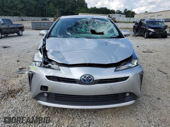 2021 Toyota Prius LE with VIN JTDL9MFU0M3030950, listed as a Copart auction lot 64421325 with 46,235 mi miles and Salvage title. Bid and sale history available at DreamBid. Image 5.
