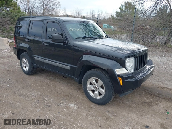 2012 Jeep Liberty Sport with VIN 1C4PJMAK8CW155559, listed as a IAAI auction lot 42131013 with 127,916 mi miles. Bid and sale history available at carsss.com. Image 1.