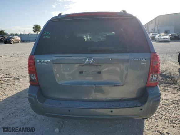 2008 Hyundai Entourage GLS with VIN KNDMC233386052970, listed as a Copart auction lot 79975424 with 217,836 mi miles and Salvage Title. Bid and sale history available at carsss.com. Image 6.
