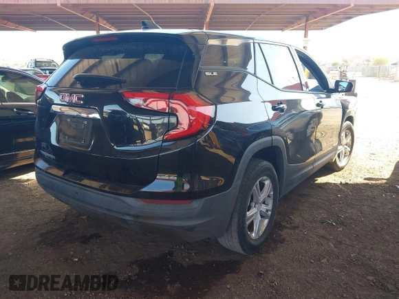 2019 GMC Terrain SLE with VIN 3GKALMEV1KL155433, listed as a IAAI auction lot 41831770 with 49,643 mi miles. Bid and sale history available at carsss.com. Image 4.